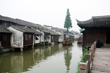 Çin Antik Bina wuzhen Town