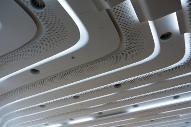 Modern music hall ceiling clipart