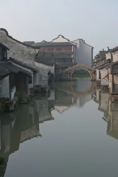Китайское здание древней деревни — стоковое фото