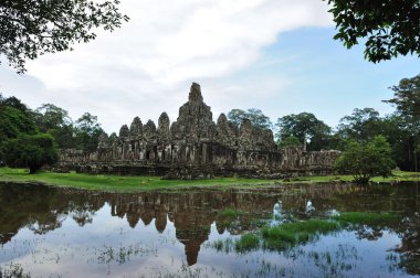 Cambodia - Angkor - Bayon temple clipart