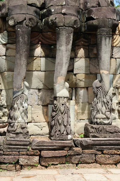 Kambodža - angkor - terasa slonů — Stock fotografie