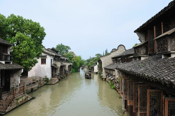 China antigua aldea — Foto de Stock
