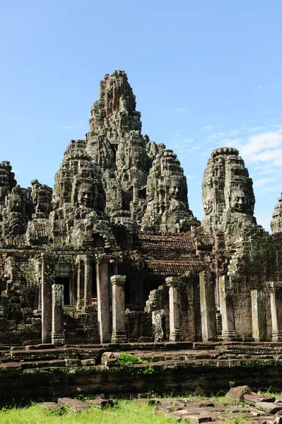 Templo de Bayon, Angkor, Camboja — Fotografia de Stock
