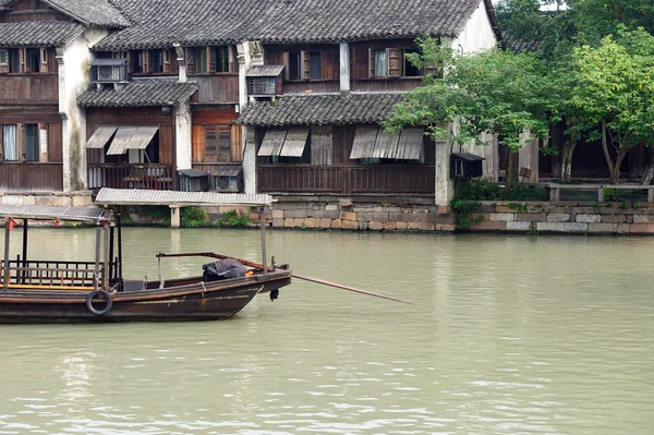 Китайское здание древней деревни — стоковое фото