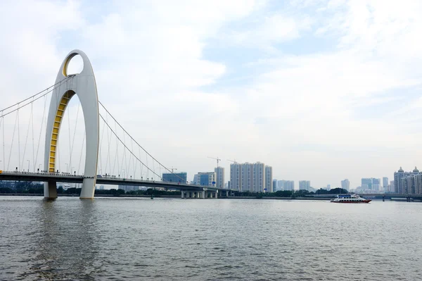 广州市和珠江河 — 图库照片