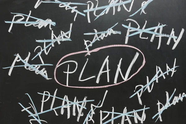 Choosing plan — Stock Photo, Image