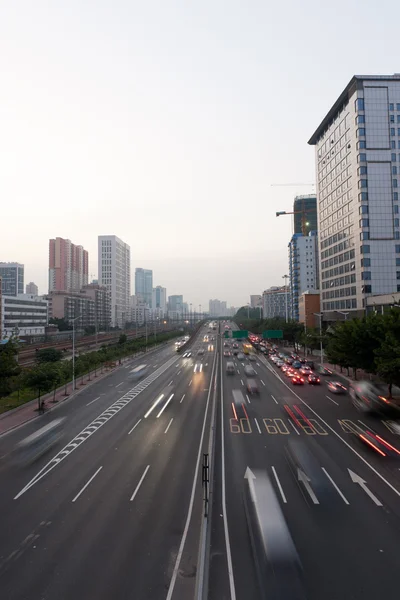 stock image Scene of Guanghzou city at sunset