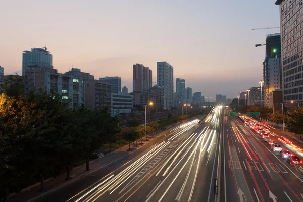 stock image Scene of Guanghzou city at sunset