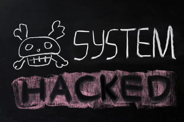 Sistema hackerato — Foto Stock