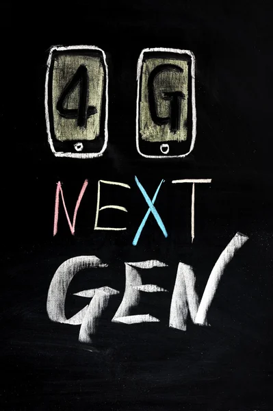 4g, nästa generations mobila teknik — Stockfoto