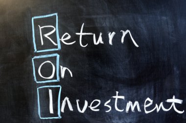 Return on investment clipart