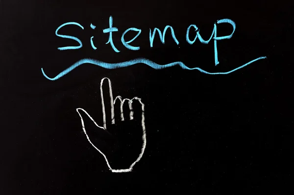 Sitemap — Stockfoto