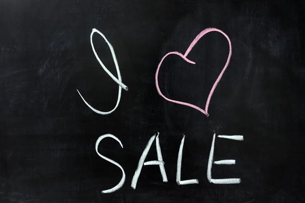 I love sale — Stock Photo, Image