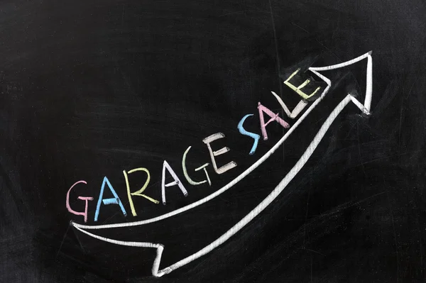 Försäljning av garage — Stockfoto