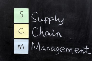 SCM, supply chain management clipart