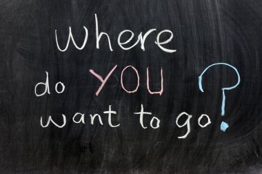 Where do you want to go? clipart