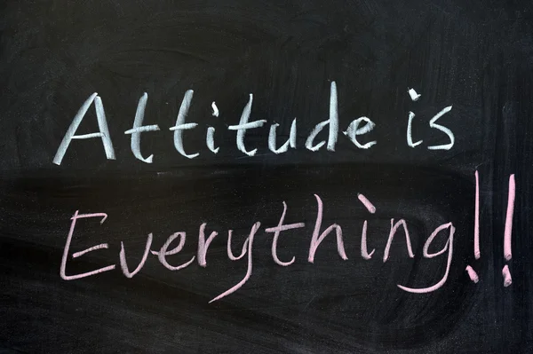 Atitude é tudo — Fotografia de Stock