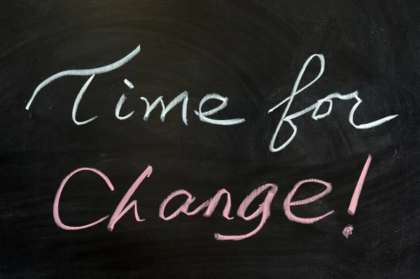 Tiempo para el cambio — Foto de Stock