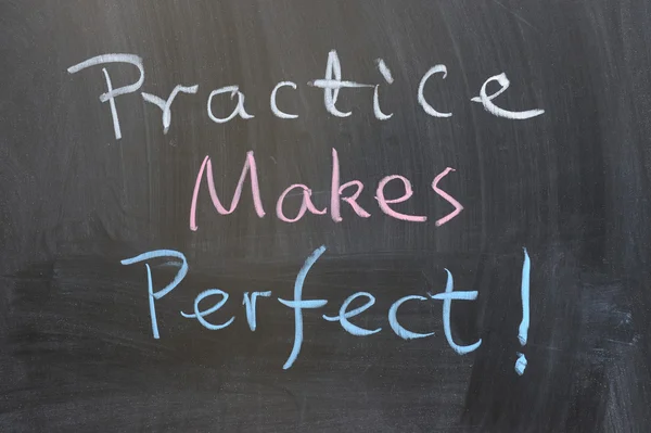 Practice makes perfect — Stock Photo, Image