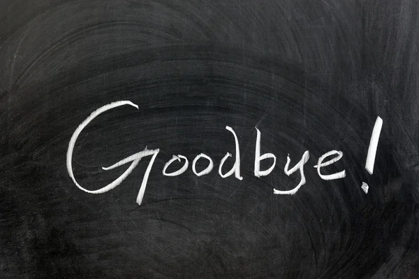 Goodbye — Stock Photo, Image