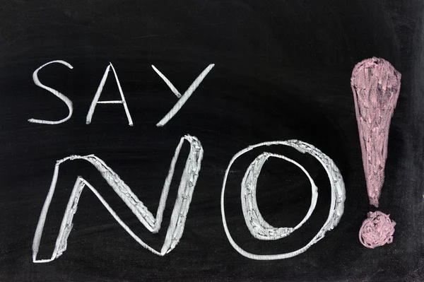 Powiedzieć "nie"! — Zdjęcie stockowe