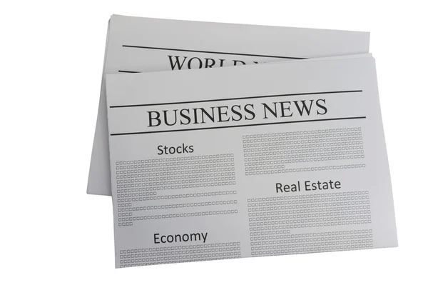 Business Nieuws krant — Stockfoto