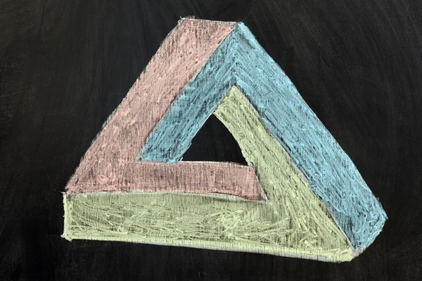 Triângulo distorcido — Fotografia de Stock