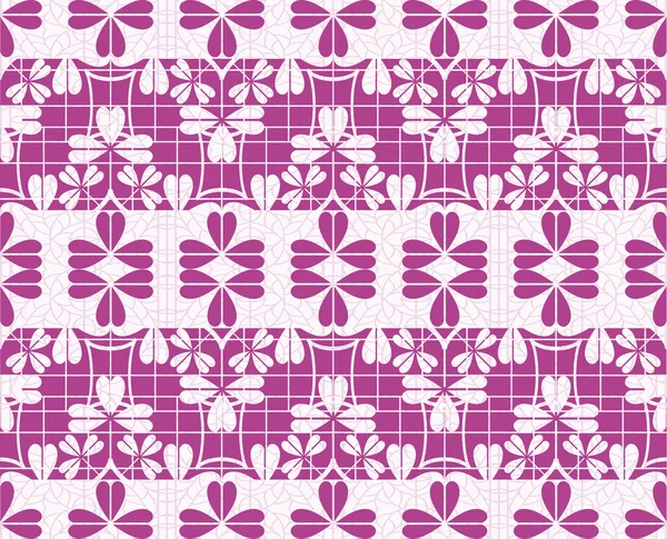 Lace purple seamless pattern — Stock Vector