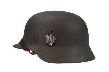 German Army helmet World War II period clipart