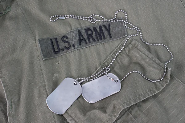 Us army dog tags — Stock Photo, Image