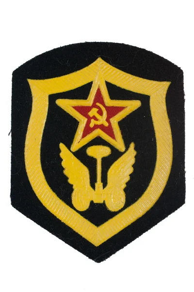 Esercito sovietico auto truppe distintivo isolato — Foto Stock