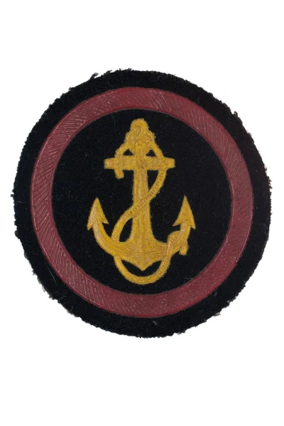 Badge marine de l'armée soviétique isolé — Photo
