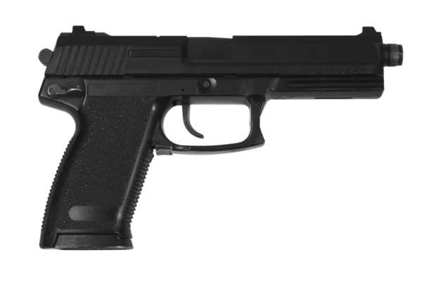 Handfeuerwaffe für Spezialeinsätze auf weißem Hintergrund — Stockfoto
