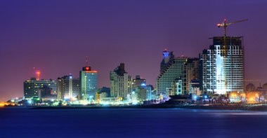 Tel Aviv Hotels and High Rises clipart