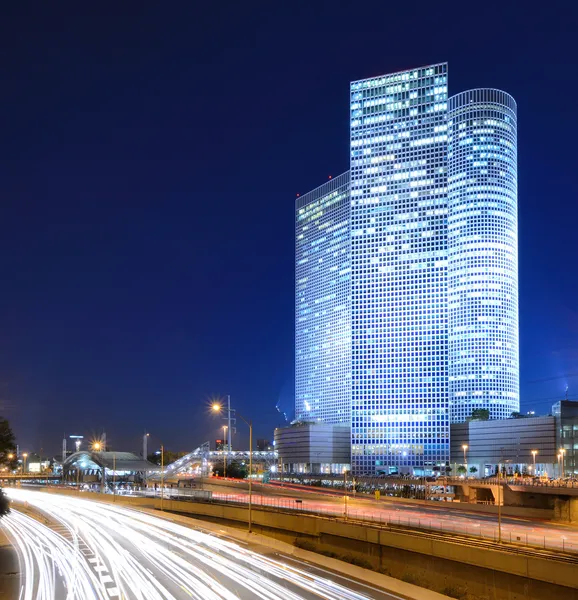 Linha do horizonte de Tel Aviv — Fotografia de Stock