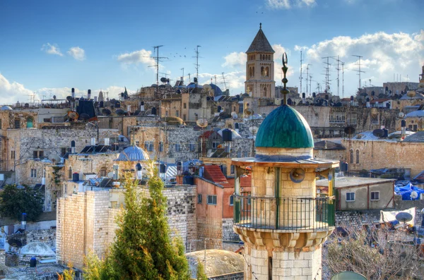 エルサレムの屋根 — ストック写真