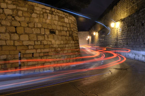 Rues étroites de la vieille Jérusalem — Photo