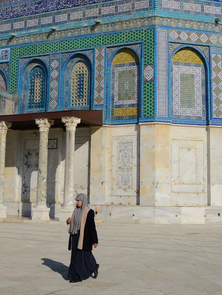 stock image Woman on the Temple Mount