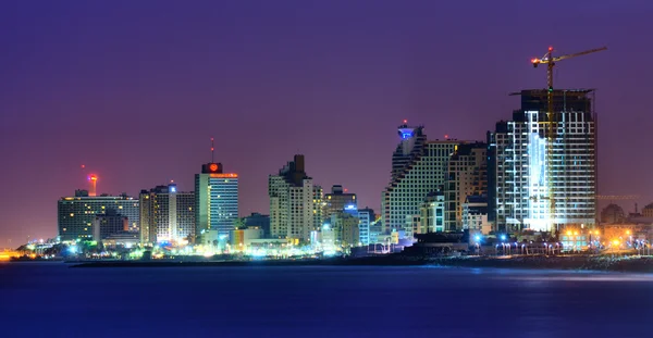 Tel Aviv Hotels und Hochhäuser — Stockfoto