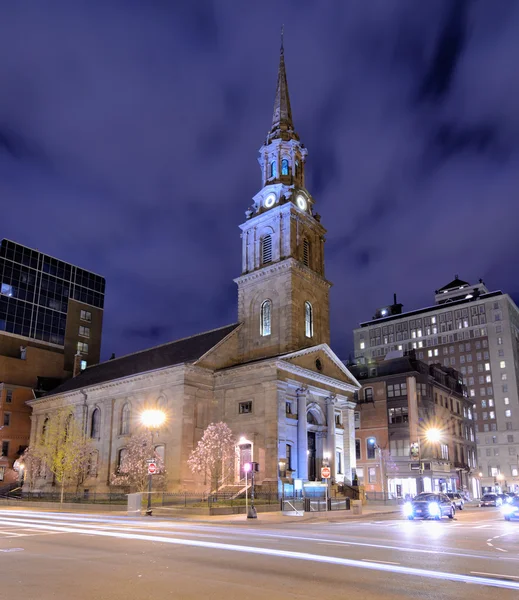 Kirche von Boston — Stockfoto
