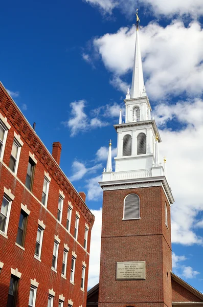 老北教会波士顿 — 图库照片