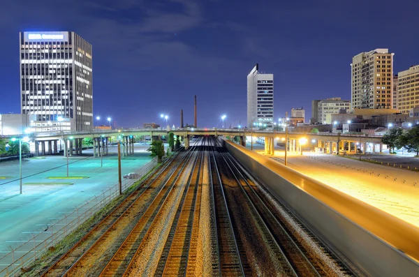 Railroad Lines in the City — Stock Photo, Image