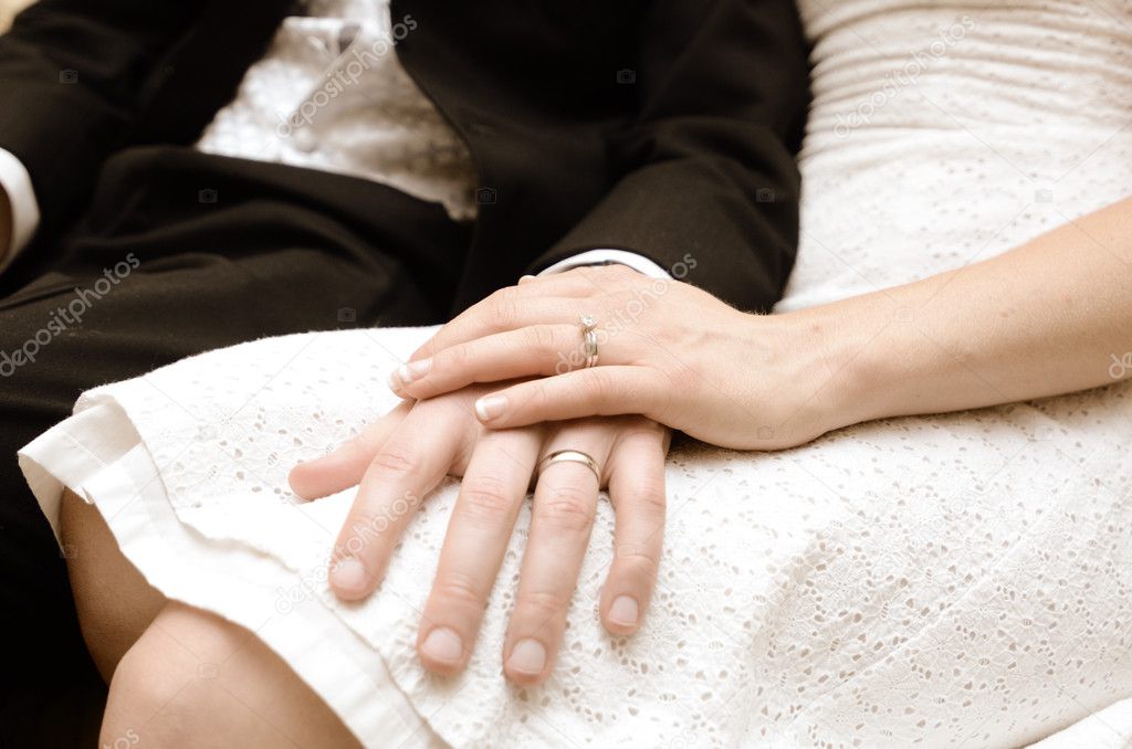 The Hands of Newly Weds
