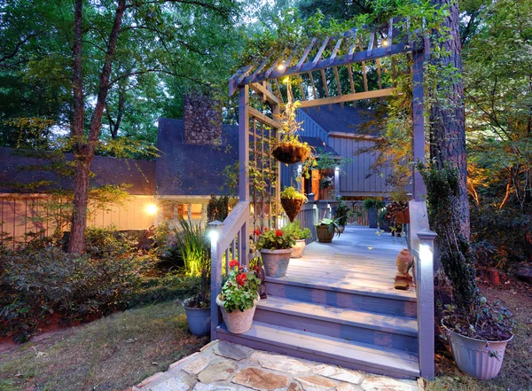Home Entrance in the Woods — Stock Photo, Image