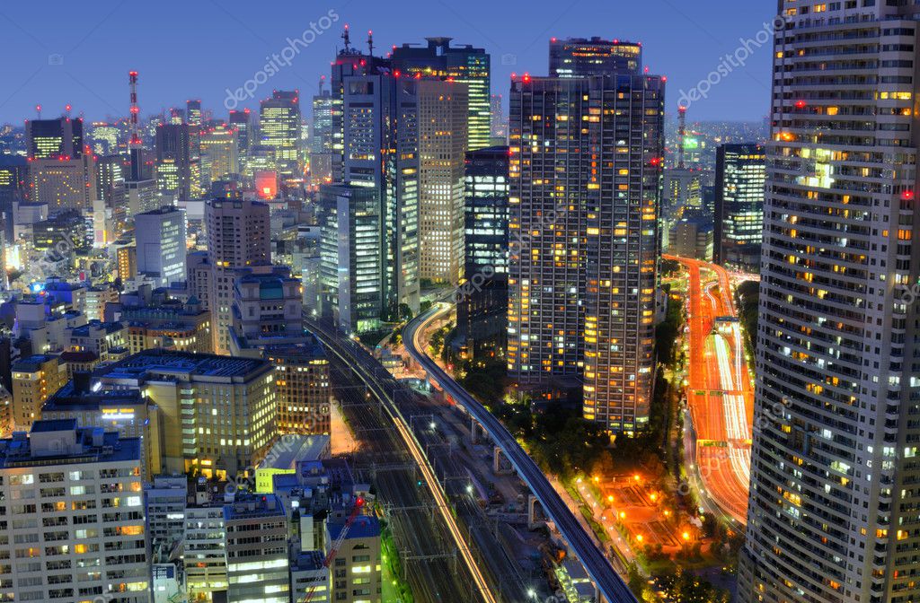 Minato Skyline in Tokyo Stock Photo by ©sepavone 8046551