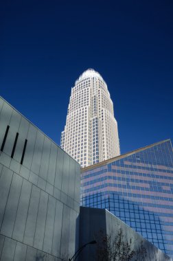 Skyline of Uptown Charlotte clipart