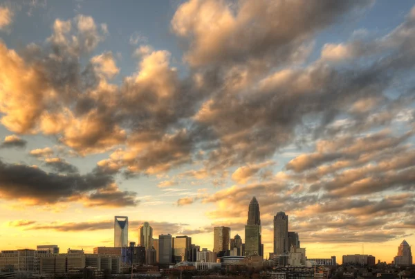 Panorama města Charlotte — Stock fotografie