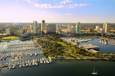 St. Pete Aerial View clipart