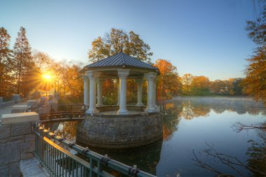 Pavilion on Lake clipart