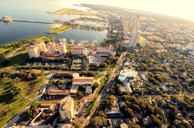 St. Pete Aerial View clipart